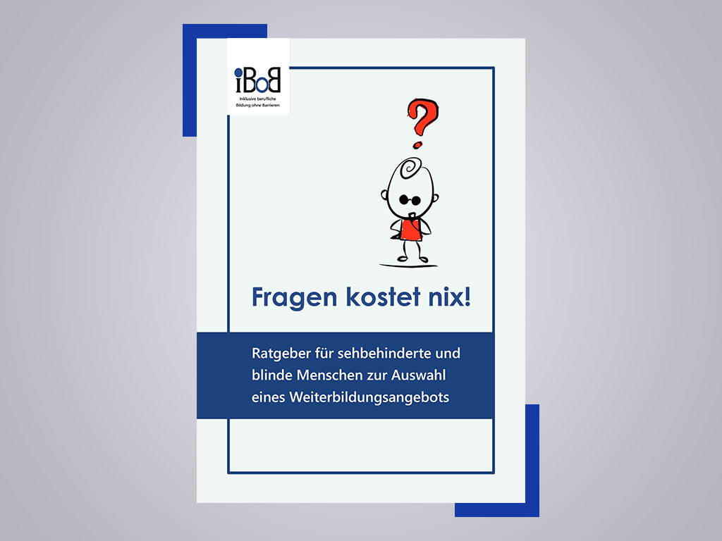 Titelblatt Broschüre "Fragen kostet nix"