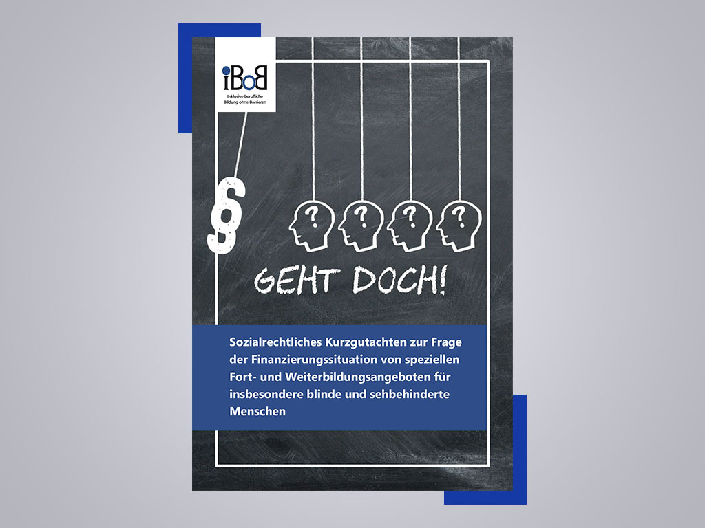 Titelblatt Broschüre "Geht doch!"