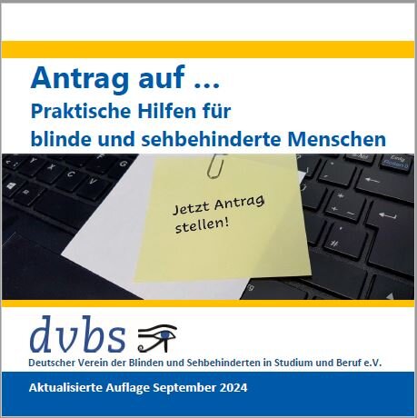 Titelseite Antrag auf ... 2024